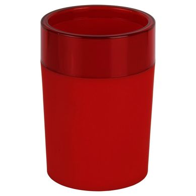 Porta Escova Plstico Vermelho Just Home Collection