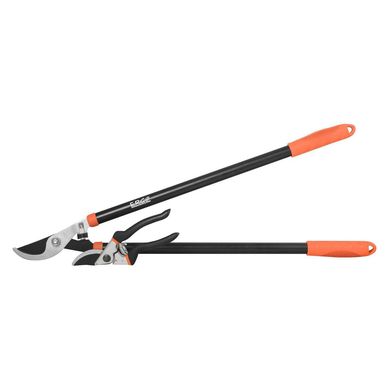 Kit Tesoura Poda Bypass 2 Peas, Preto/Laranja