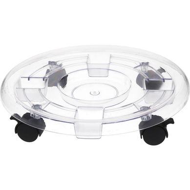 Suporte Plstico 38cm com rodas para Vasos