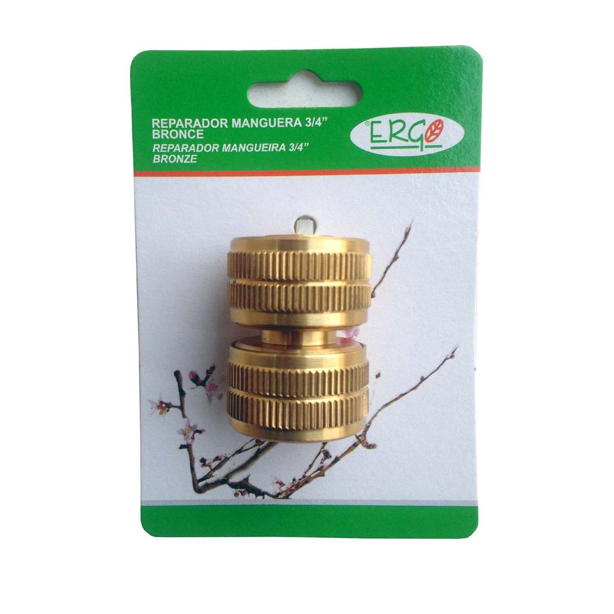 Reparo de Mangueira 3/4 Polegadas Bronze Ergo, marca Ergo - Foto Principal