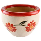 Vaso Flor HV441R30x21cm Vermelho