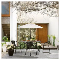 Cadeira Ratan Preto e Marrom Just Home Collection