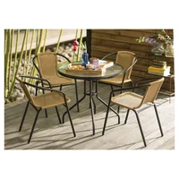 Cadeira Ratan Preto e Natural Just Home Collection