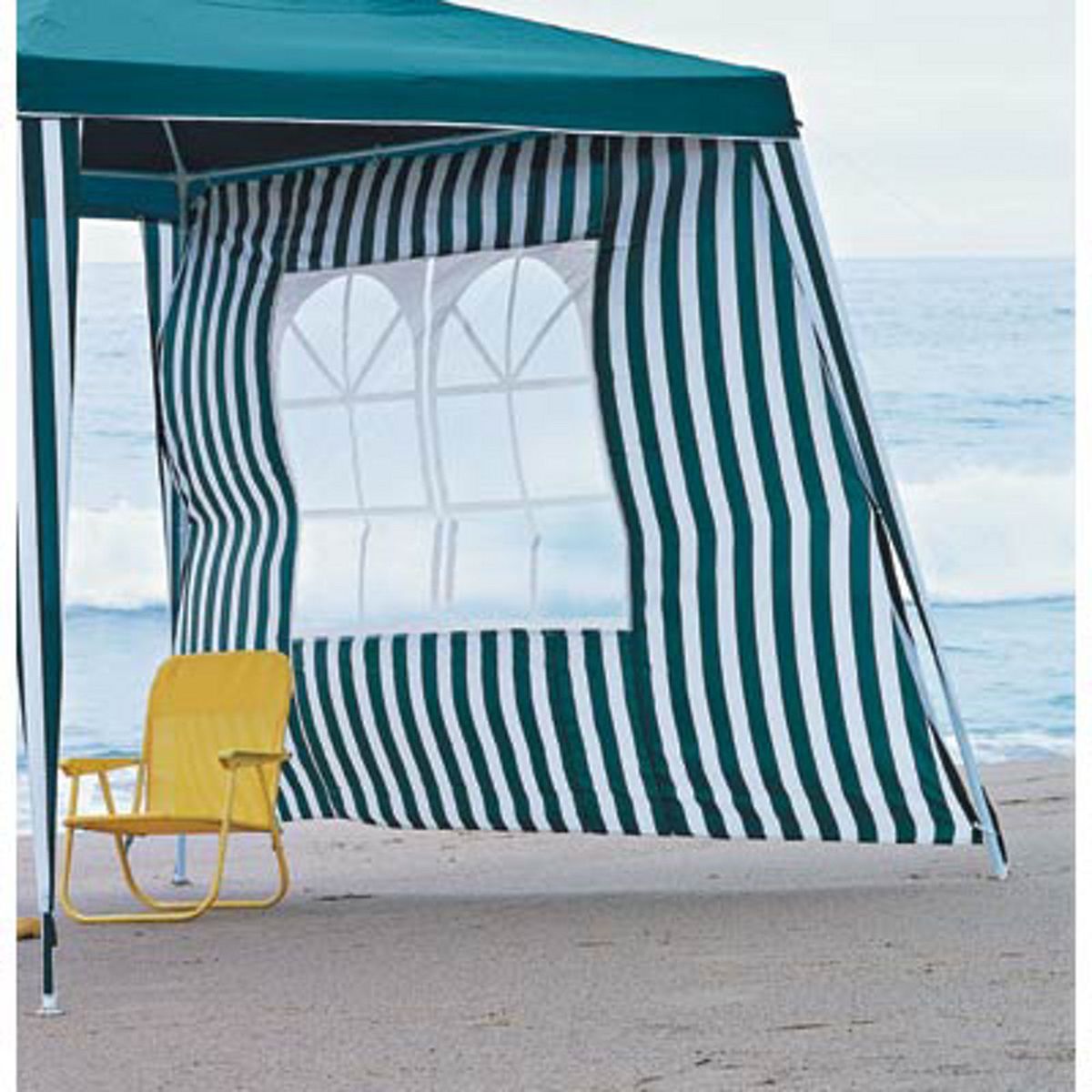 Lonas de Reposição Parede para Gazebo com Janela 235x185cm Verde e Branco Just Home Collection, marca Just Home Collection - Foto Principal