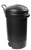 Lixeira com Tampa Roda Kwe, Sortido, 75L