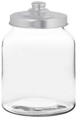 Frasco com Tampa 23cm Cr Cba Transparente 3000ml
