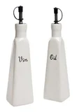 Conjunto Dispenser para Azeite e Vinagre 2 Peças Branco