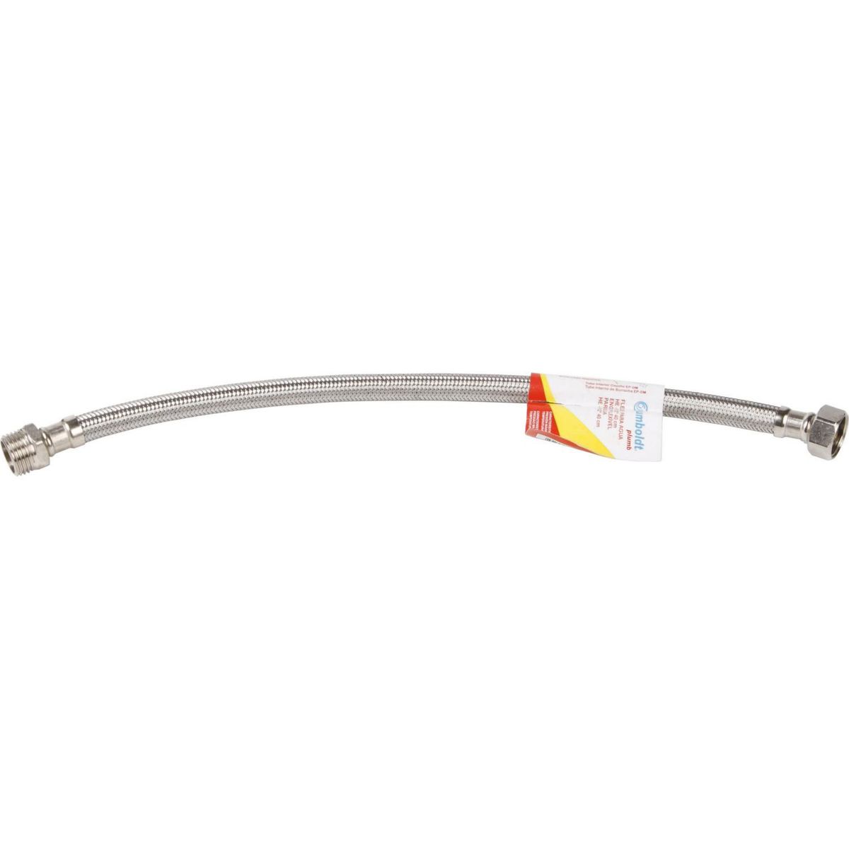 Engate Flexível para Água Fria Inox 1/2" 40cm MF, marca Humbold - Foto Principal