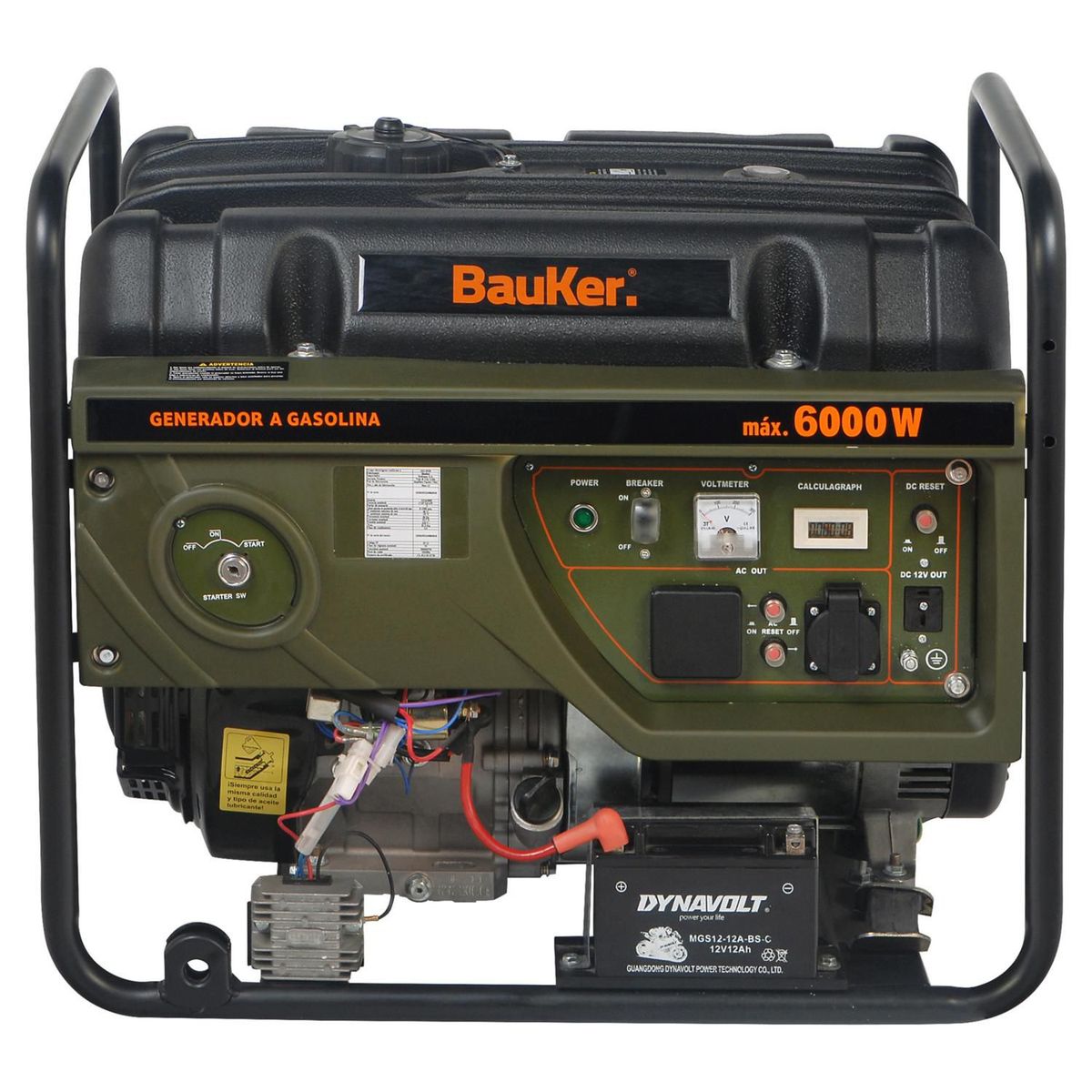 Gerador Elétrico 6.3KW GG 6300E Bauker, marca Bauker - Foto 2
