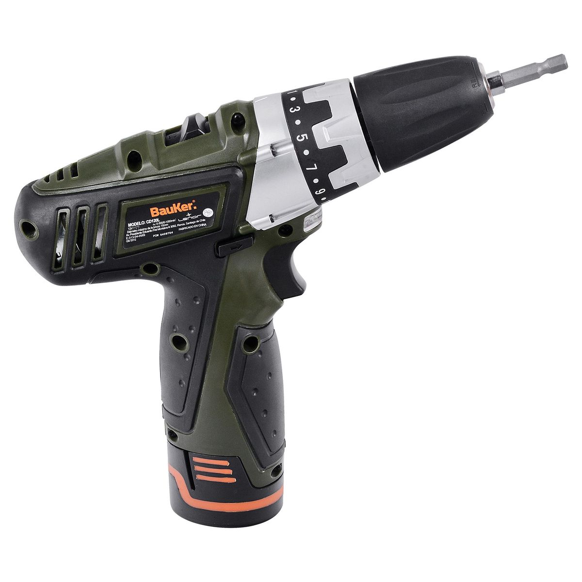 Parafusadeira e Furadeira Mandril 3/8" (9,52mm) 12W CD120L Bivolt, marca Bauker - Foto 2