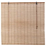 Cortina Rolo Bambu 100x100cm Chocolate