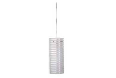 Pendente Linhas 1 Lmpada Vidro, Branco, Bivolt