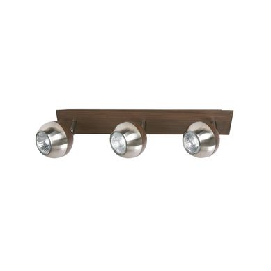 Spot de Sobrepor 3 Lmpadas Esfera Bivolt Cromado