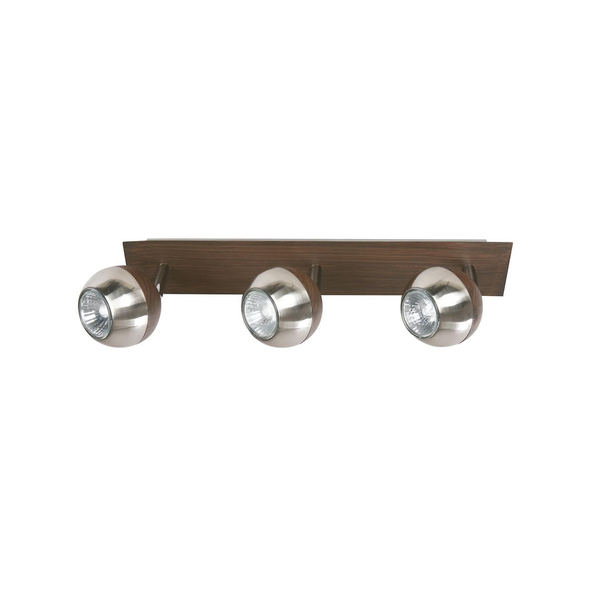 Spot de Sobrepor 3 Lâmpadas Esfera Bivolt Cromado, marca Just Home Collection - Foto Principal