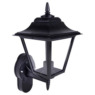 Arandela Vidro, Preto, Bivolt