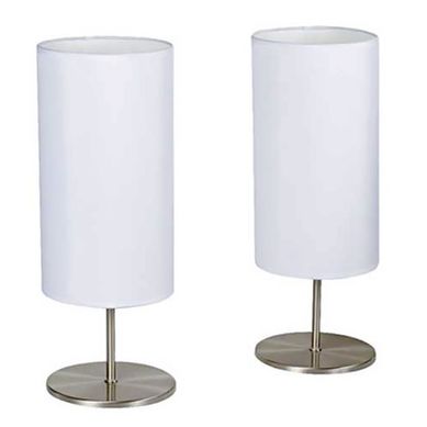 Kit 2 Luminrias de Mesa 2 Lmpadas, Branco, Bivolt
