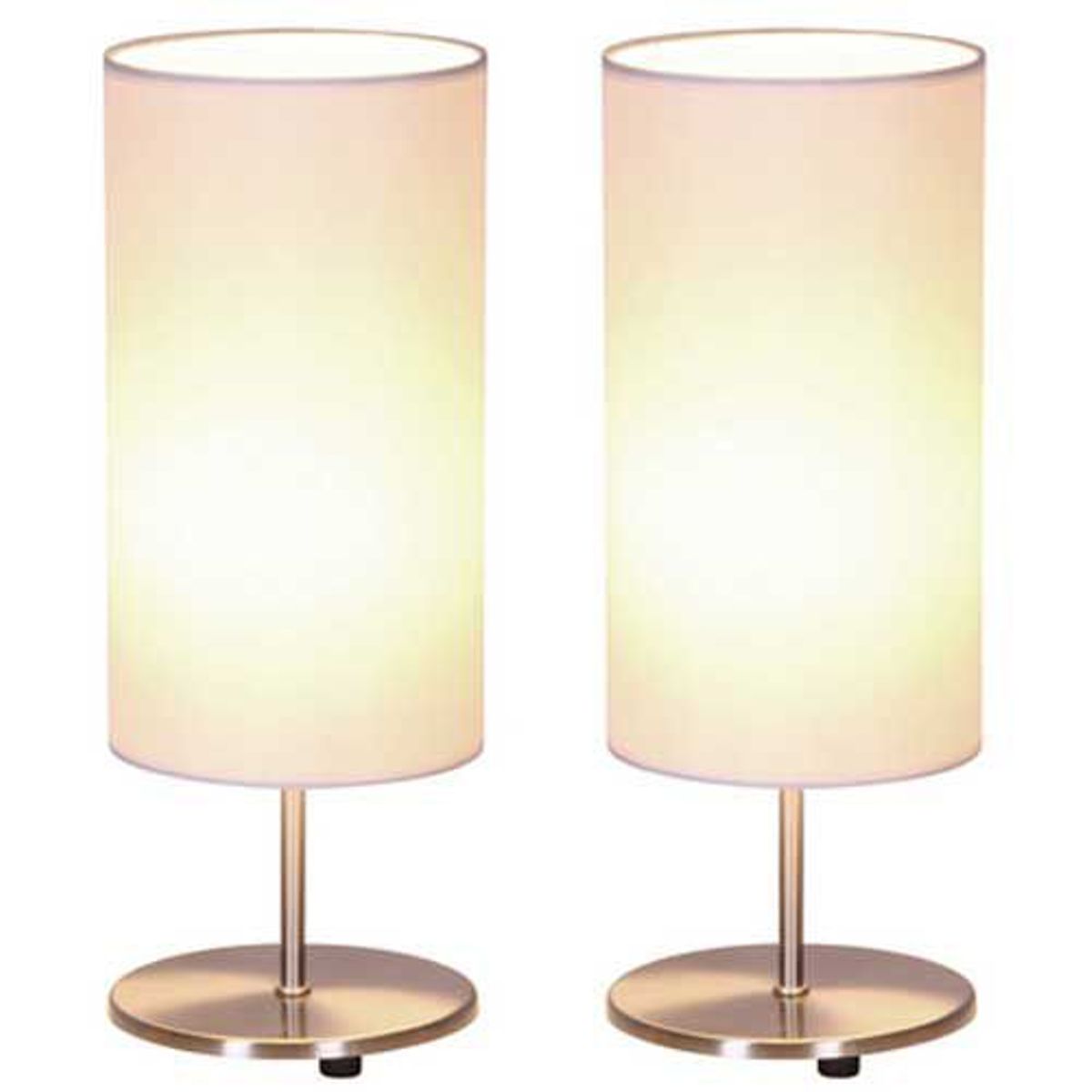 Kit 2 Luminárias de Mesa 2 Lâmpadas, Branco, Bivolt, marca Casa Bonita - Foto 2