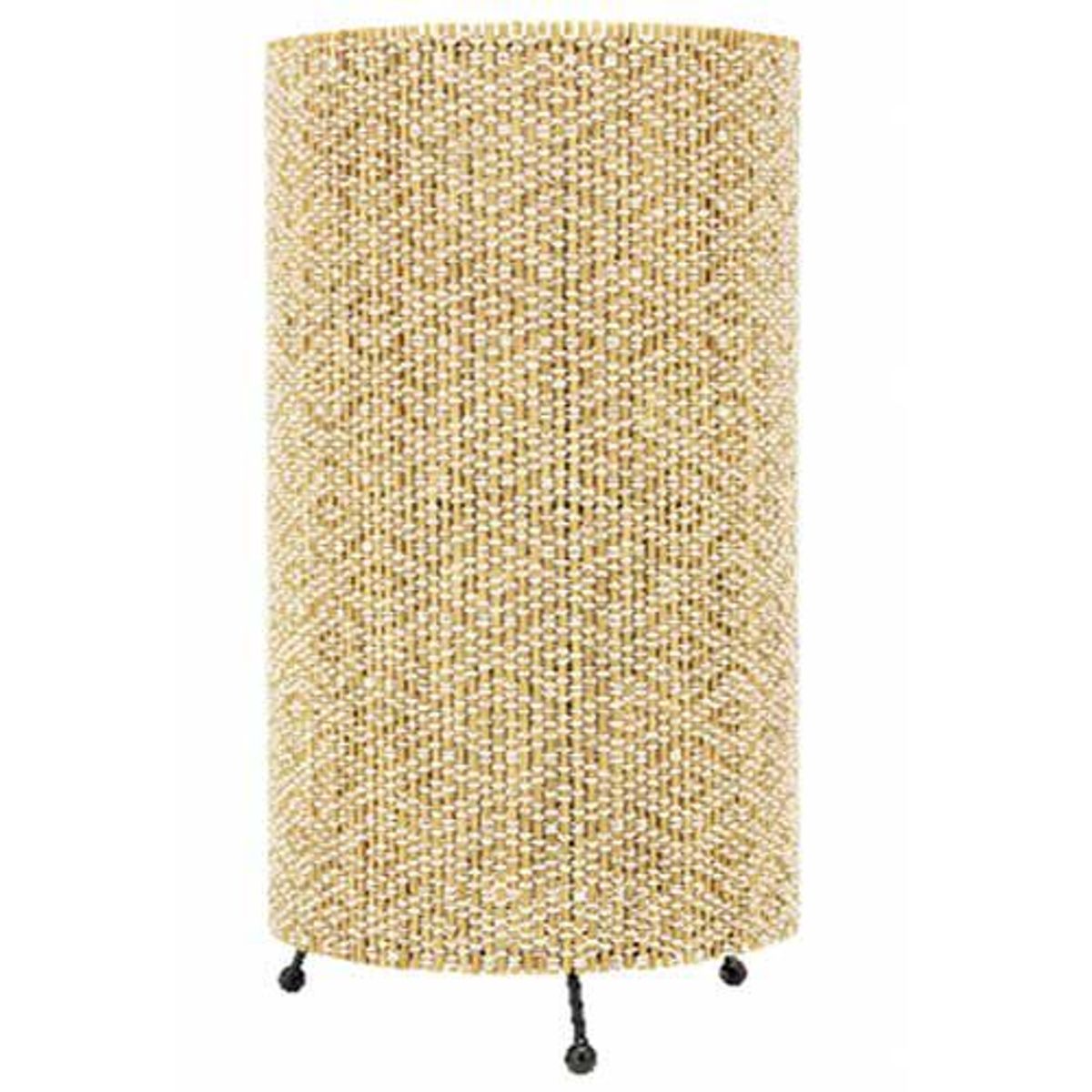 Luminária de Mesa Cilindrico Bambu, Café, Bivolt, marca Just Home Collection - Foto Principal