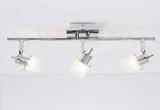 Spot de Sobrepor 3 Lâmpadas G9 Níquel Bivolt