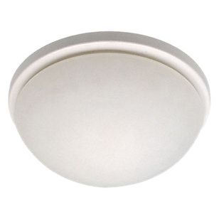 Plafon Circular Vidro Redondo, Cromado, Branco, Bivolt