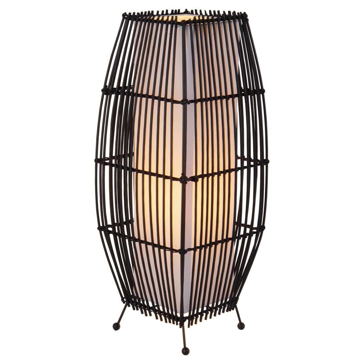 Luminária Mesa 1 Lâmpada Bambu Hcn, marca Just Home Collection - Foto Principal