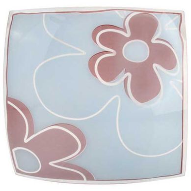 Plafon Flores 2 Lmpadas Preto