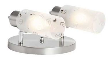 Spot de Sobrepor 2 Lmpadas de Vidro Bivolt Metal