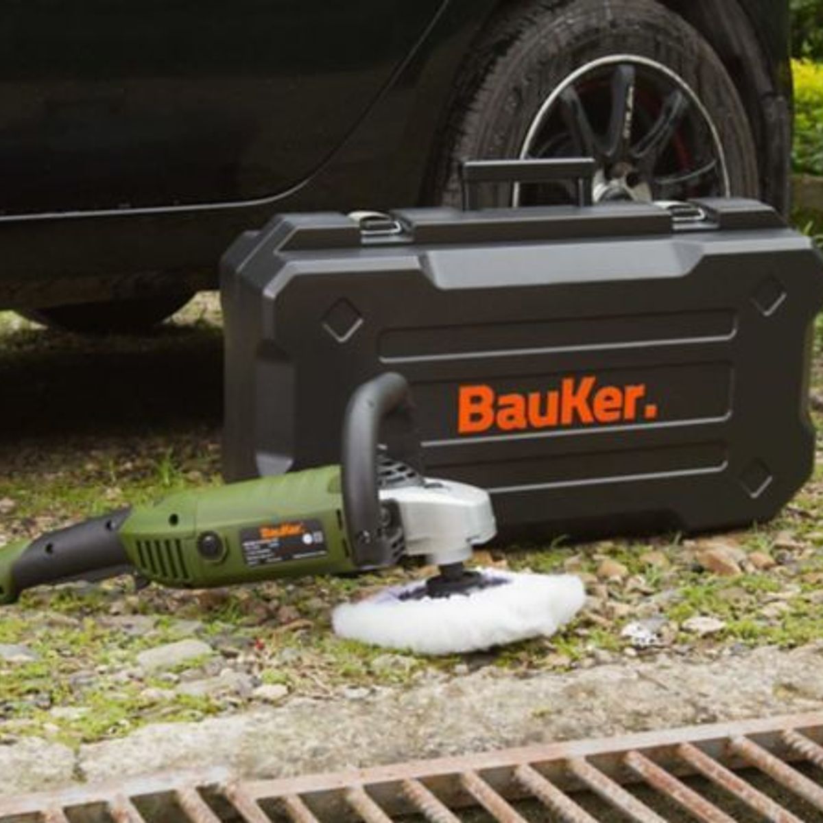 Politriz 7" 1300W 110V, marca Bauker - Foto Principal