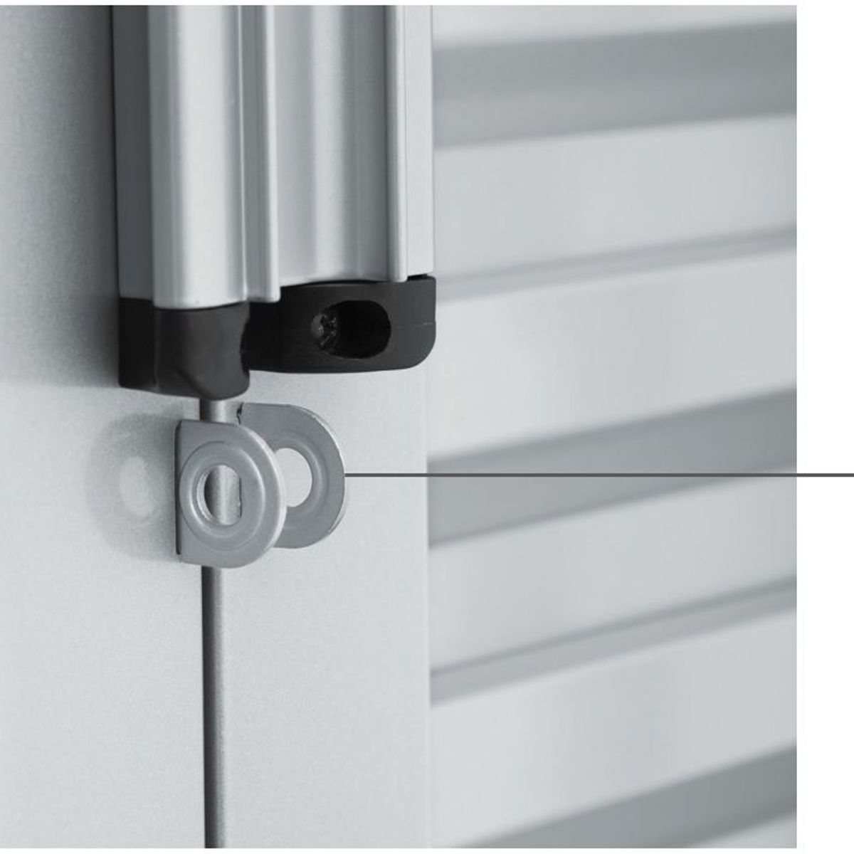 Janela Veneziana Multiflex Aço Branco 6 Folhas Central 100x150x16cm Pratika, marca Sasazaki - Foto 2