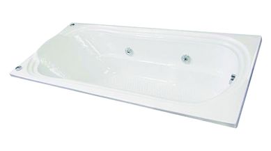 Banheira Goldstar Acrlica com Hidromassagem 220V 150x80cm Branco