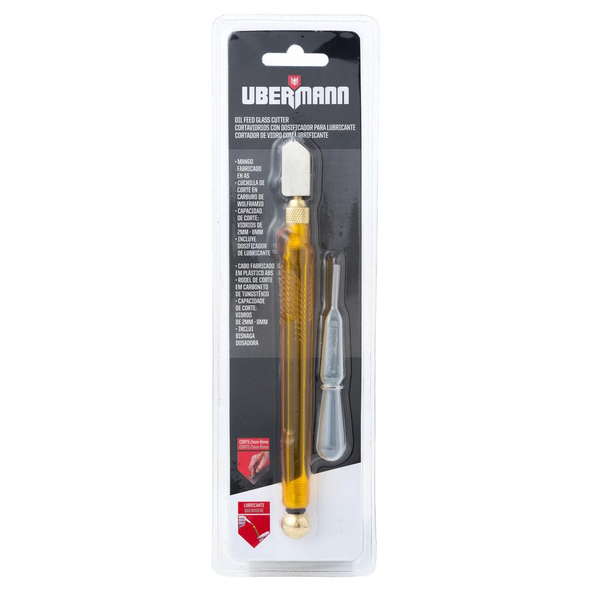 Corta Vidro com Lub - G328, marca Ubermann - Foto 2