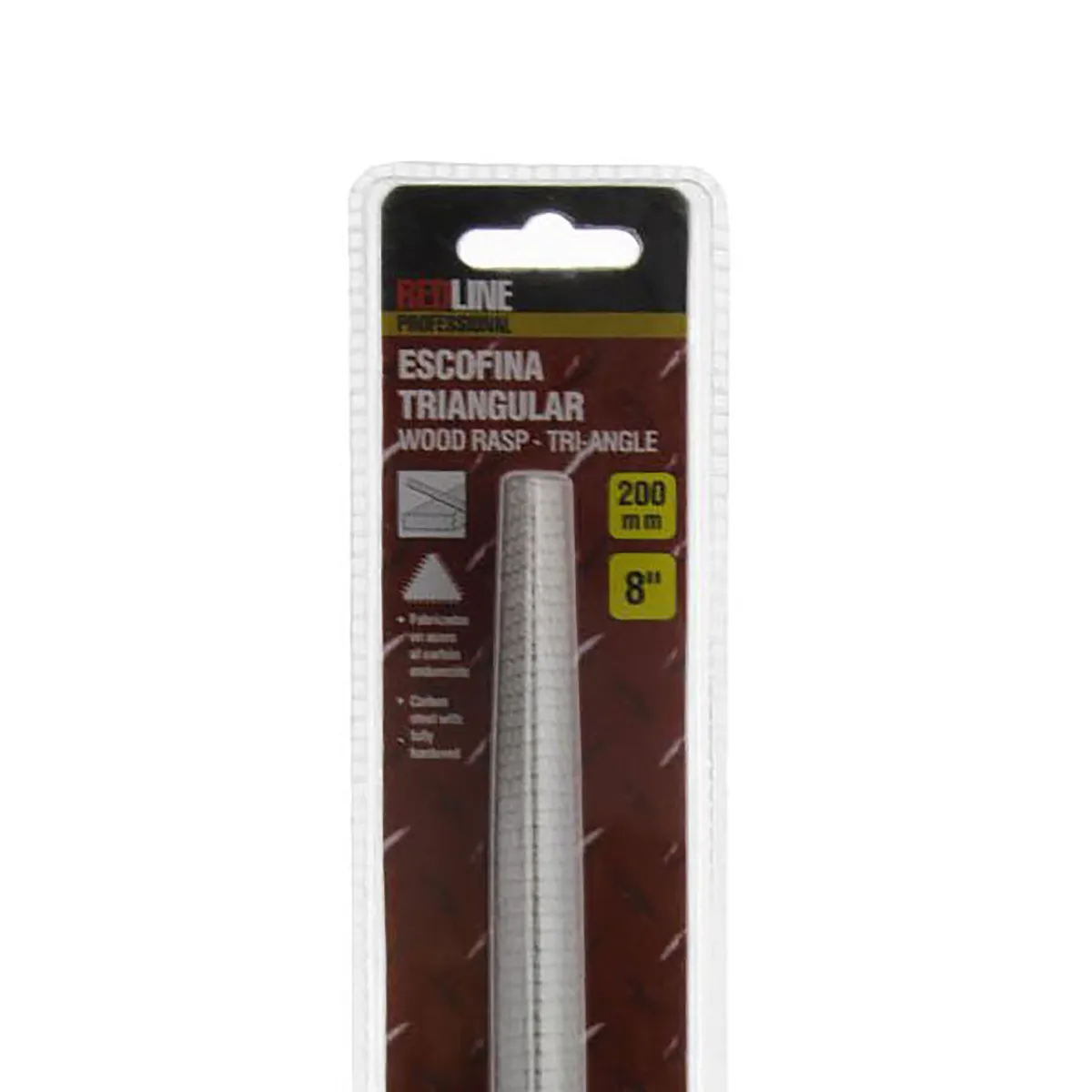 Grosa Triangular 8Pol 200 mm Rle, marca Redline - Foto 2