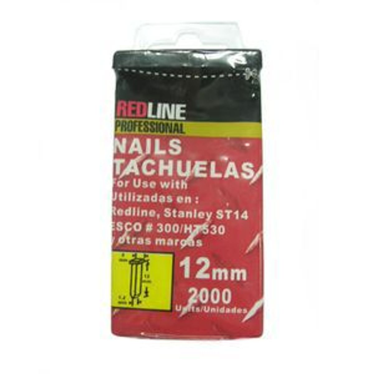 Prego 12mm 2000 Unidades Redline, marca Fixser - Foto Principal