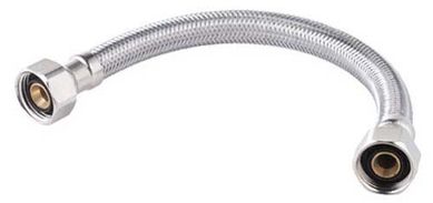 Engate Flexvel para gua Fria Inox 1/2