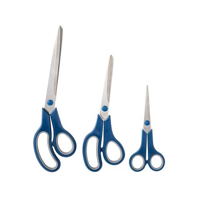 Conjunto de 3 Tesouras Ao Inox Fixser
