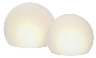 Luminria Mesa Esfera 1 Lmpada Hcn, Branco