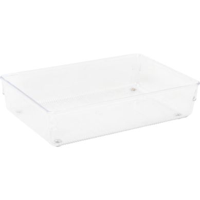 Organizador Gaveta Linus Acrlico, Transparente, 15x5x23cm