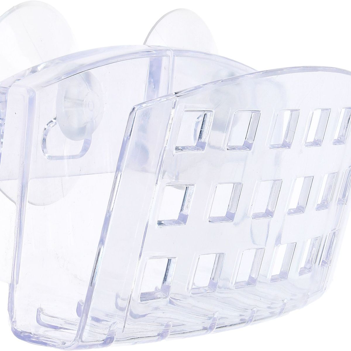 Porta Esponja Cozinha com Ventosa Acrílico Transparente, marca Interdesign - Foto Principal