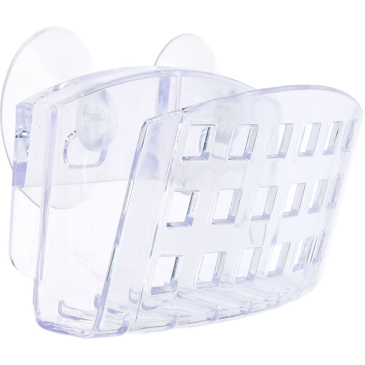 Porta Esponja Cozinha com Ventosa Acrílico Transparente, marca Interdesign - Foto Principal