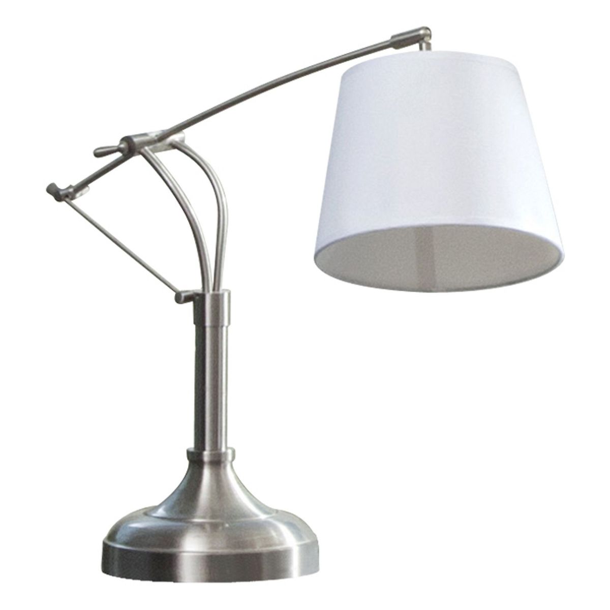 Luminária de Mesa 1 Lâmpada Alumínio, Branco,  Bivolt, marca Just Home Collection - Foto Principal