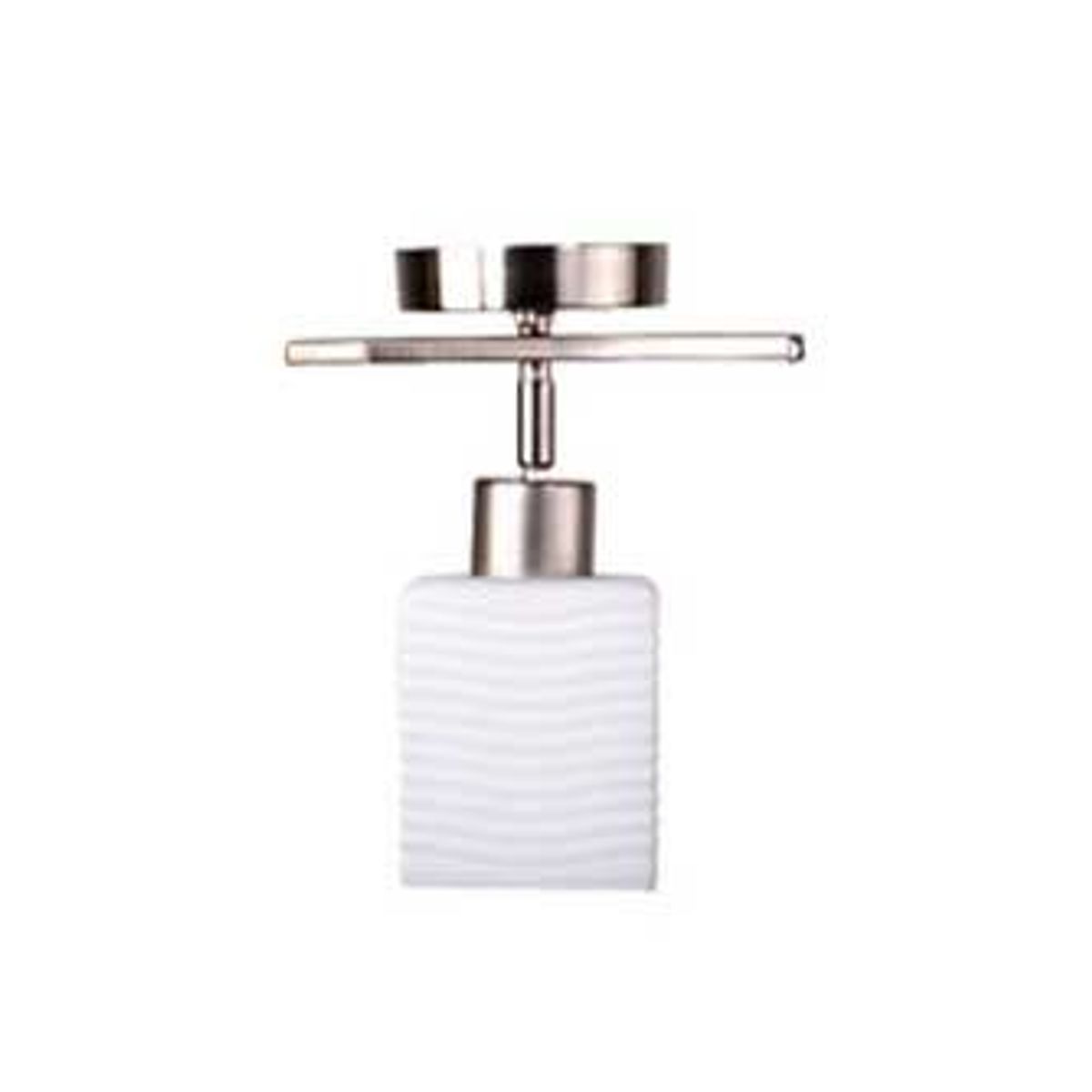 Arandela Quadrada 1 Lâmpada Vidro, Branco, Bivolt, marca Just Home Collection - Foto Principal