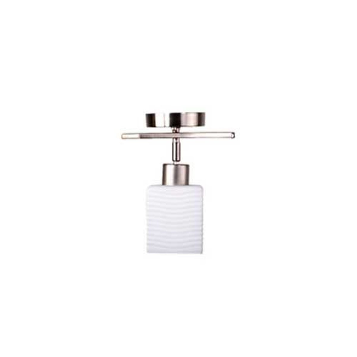 Arandela Quadrada 1 Lâmpada Vidro, Branco, Bivolt, marca Just Home Collection - Foto Principal