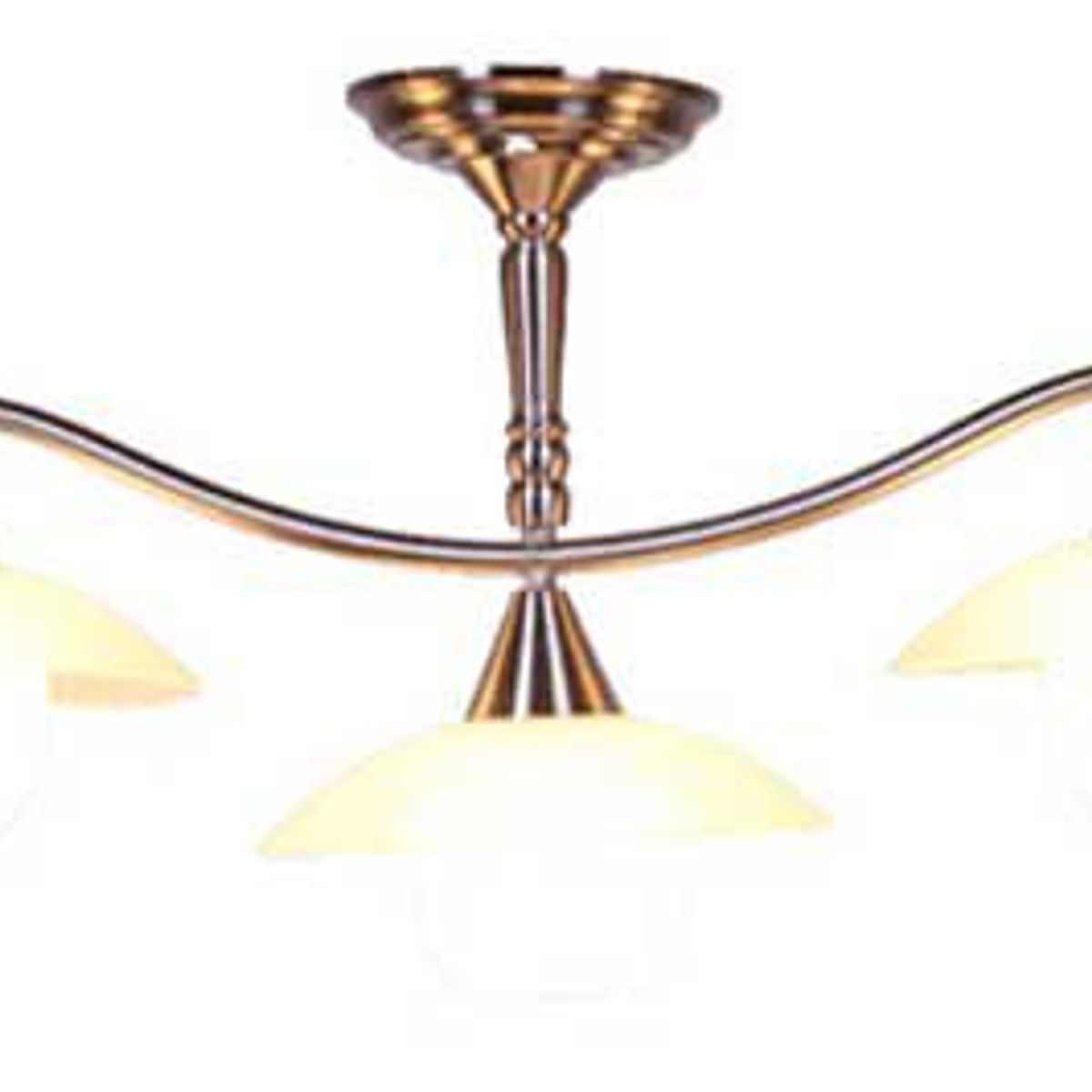 Pendente Flute 3 Lâmpadas Vidro, Prata, Bivolt, marca Just Home Collection - Foto 2