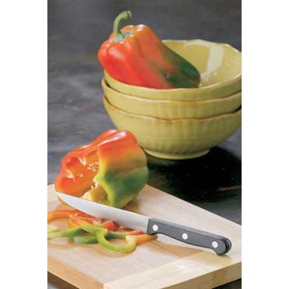 Faca para Verduras 5" Cabo Preto, marca Casa Bonita - Foto 2