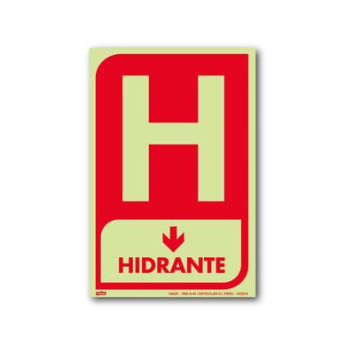 Sinal PVC Hidrante