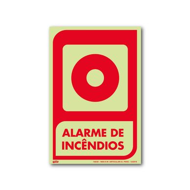 Sinal PVC Alarme de Incndios