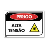 Sinal PVC Alta Tensão