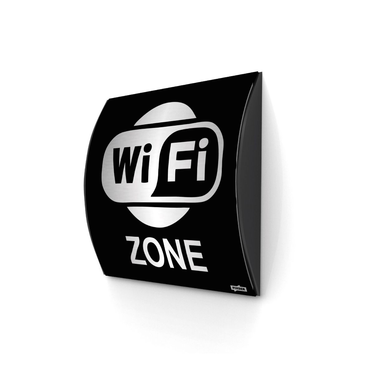 Sinal Alumínio Wifi, marca Fixser - Foto Principal
