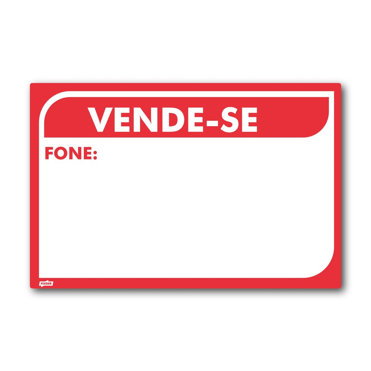 Sinal PS Vende-Se, marca Fixser - Foto Principal