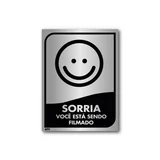 Sinal PS Sorria Você Está Sendo Filmado